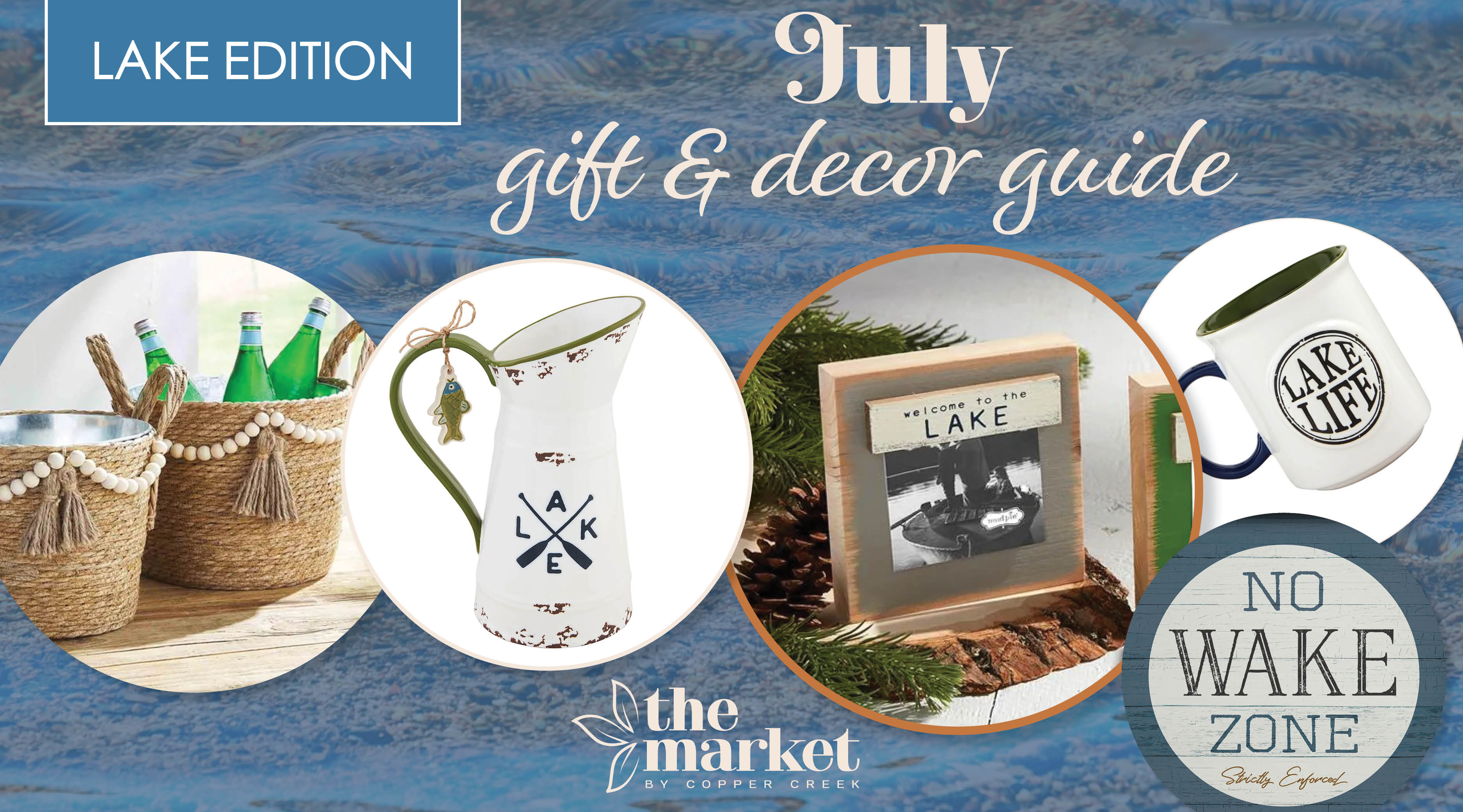 July Gift and Decor Guide: Lake Edition