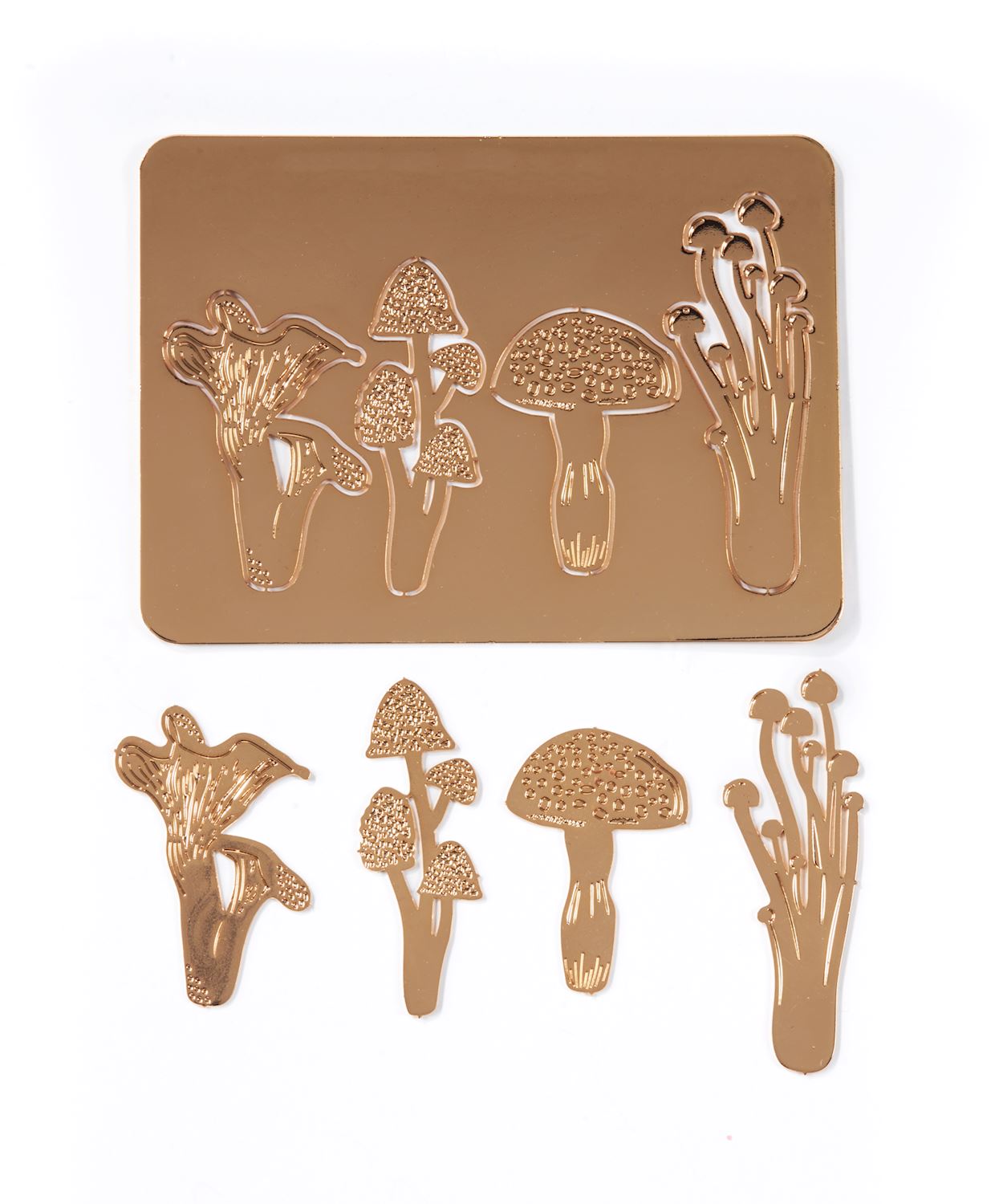 Metal Mushroom Plant Picks