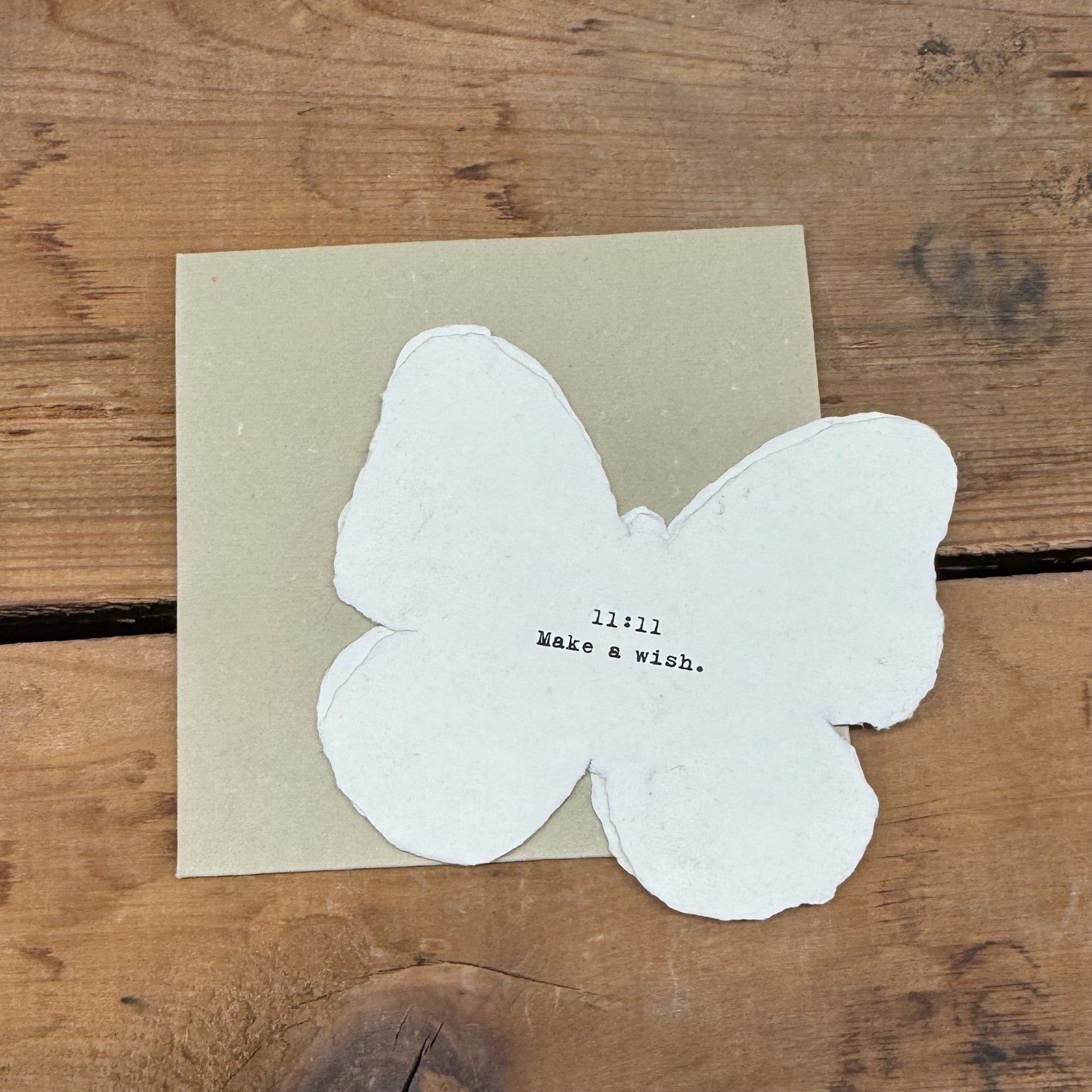 Butterfly Shaped Card