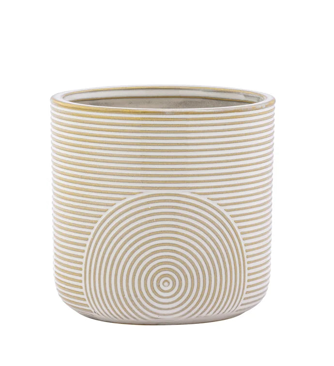 Lines/Circle Planter