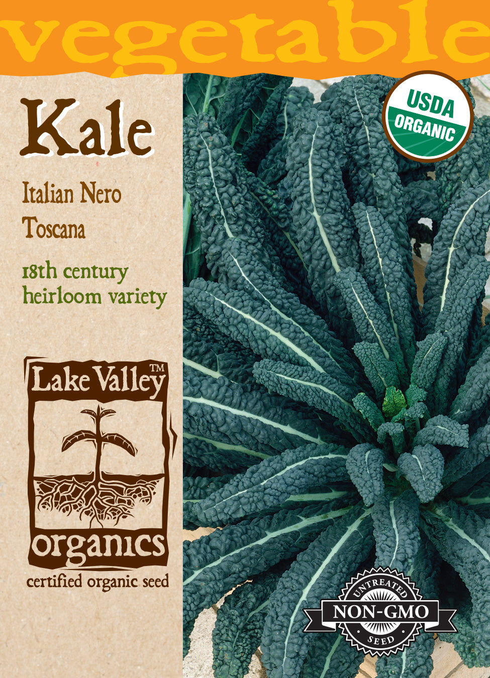 Organic Kale Italian Nero Toscana Seeds