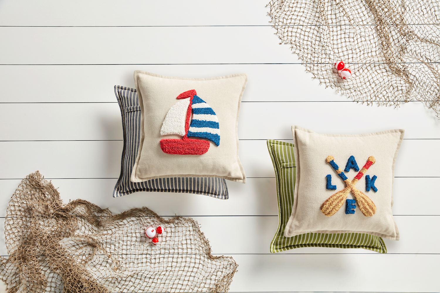 Lake Tufted Pillows