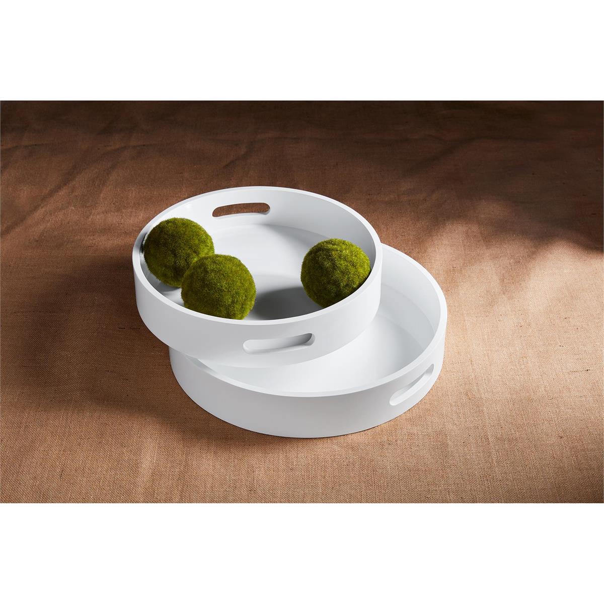 White Lacquer Tray