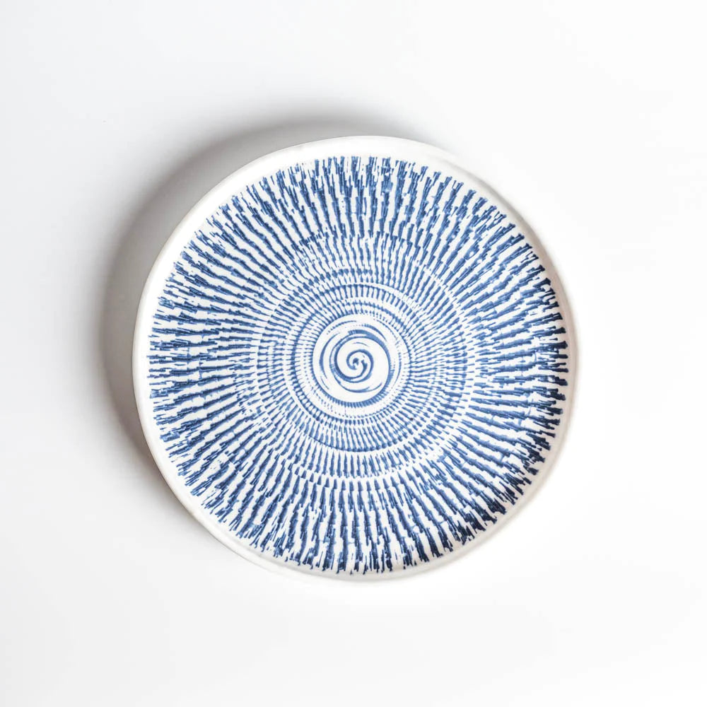 Tribal Blue 8" Salad Plate