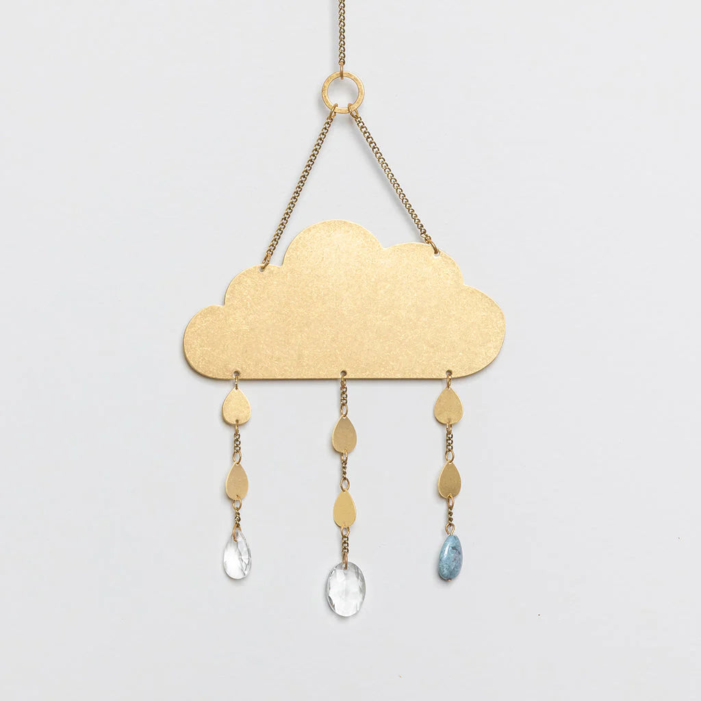 Cloud/Blue Howlite Suncatcher