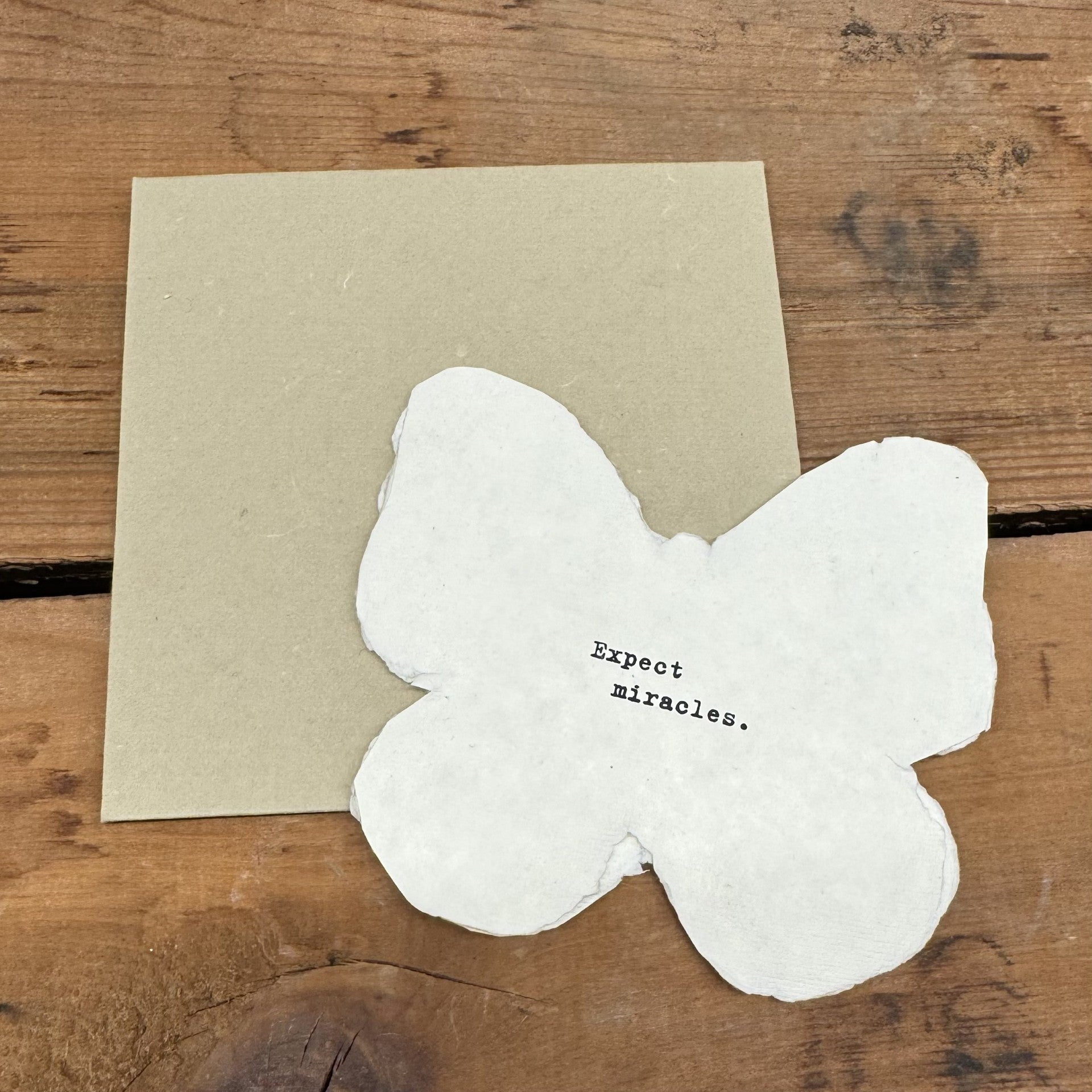 Butterfly Shaped Card