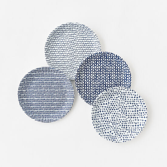 Geometric "Paper" Melamine Plate