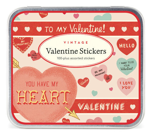 Vintage Valentines Sitckers