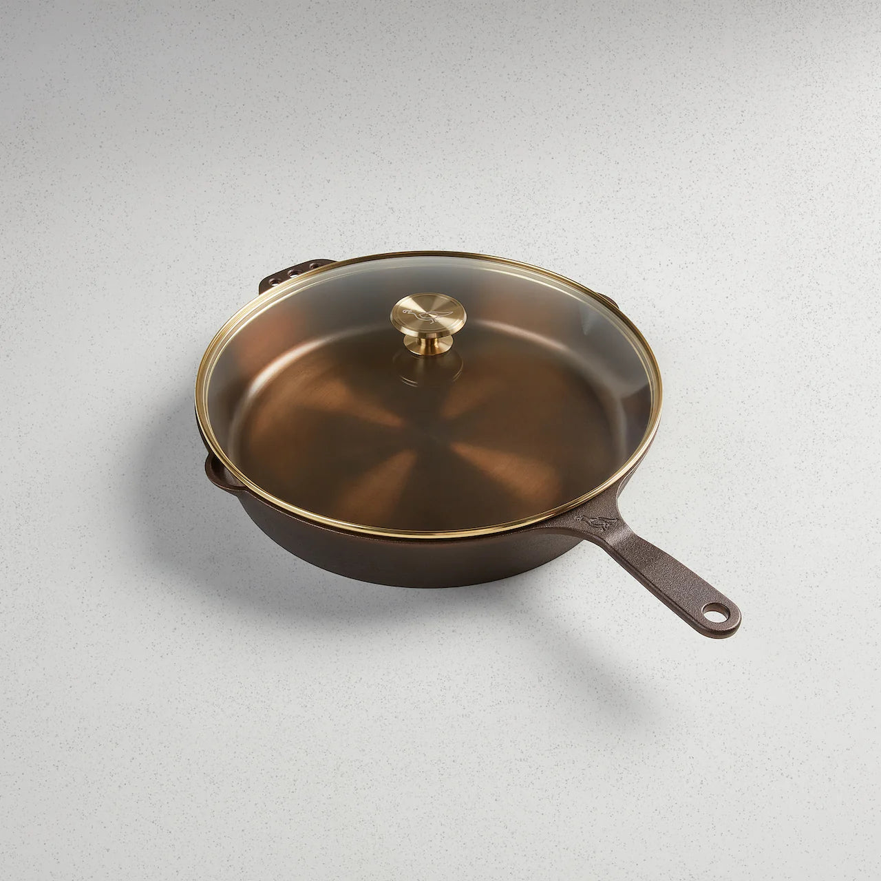 14" Glass Ironware Lid