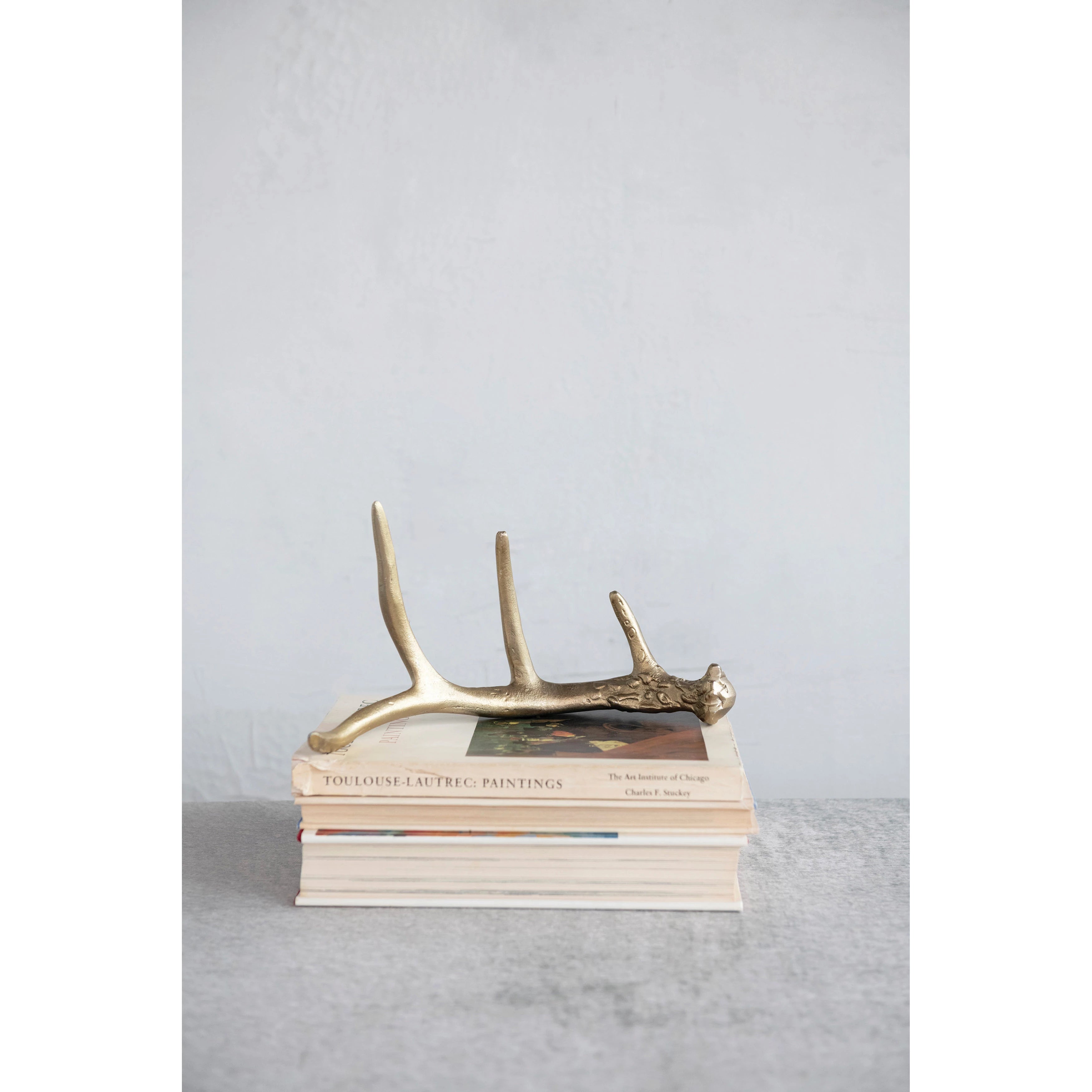 Aluminum Antler with Gold Finish