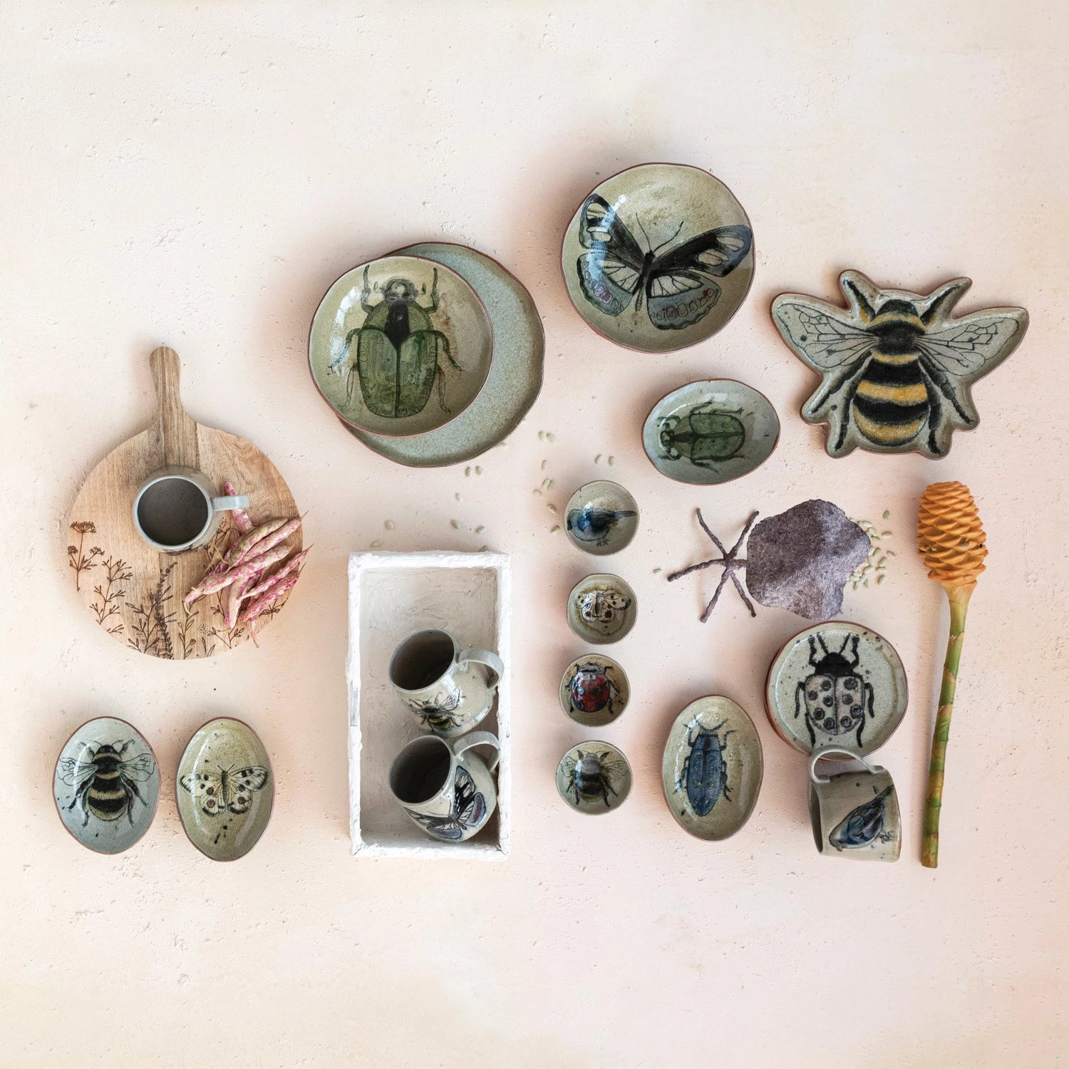 Insect Stoneware Dish