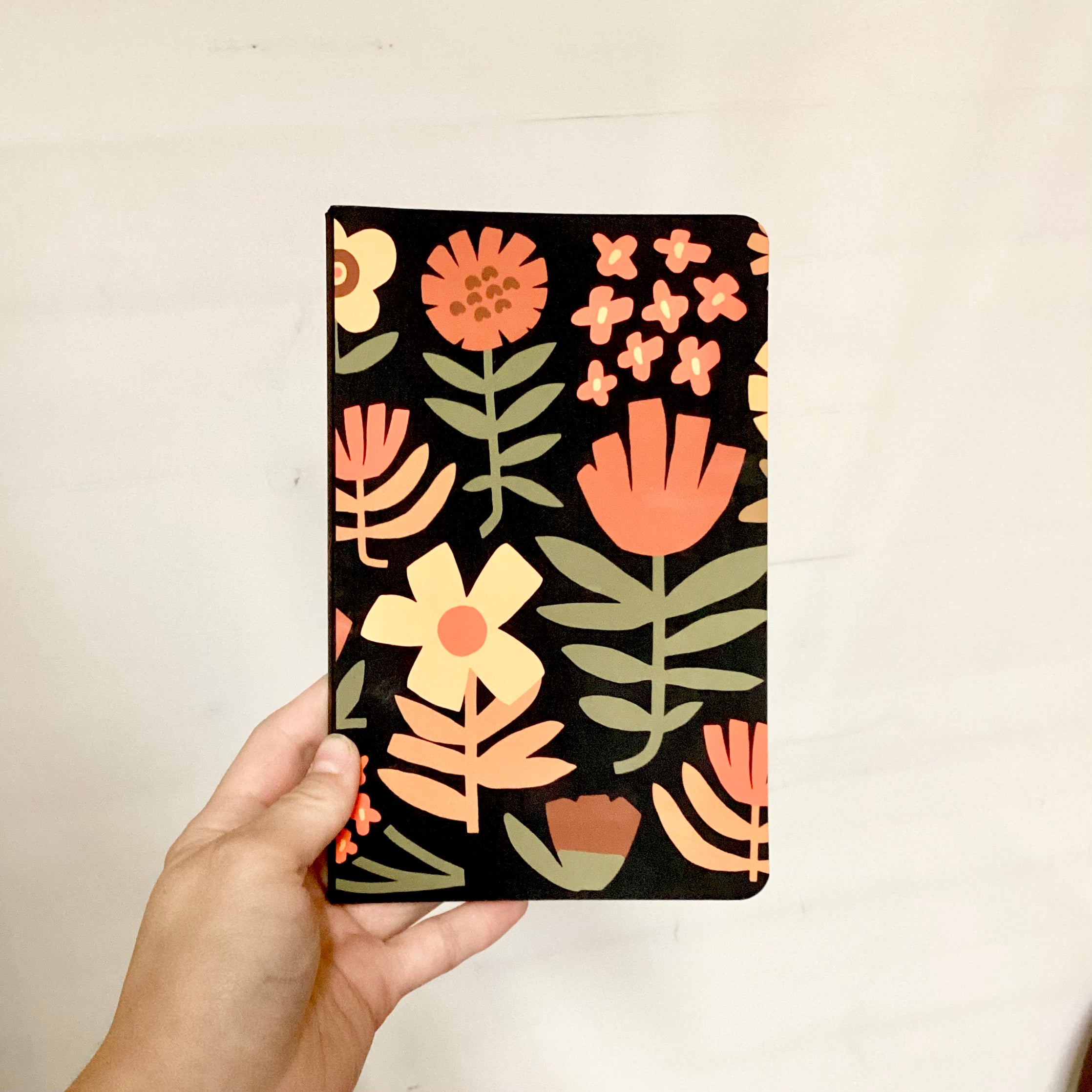 Chunky Flowers Classic Flatlay Notebook