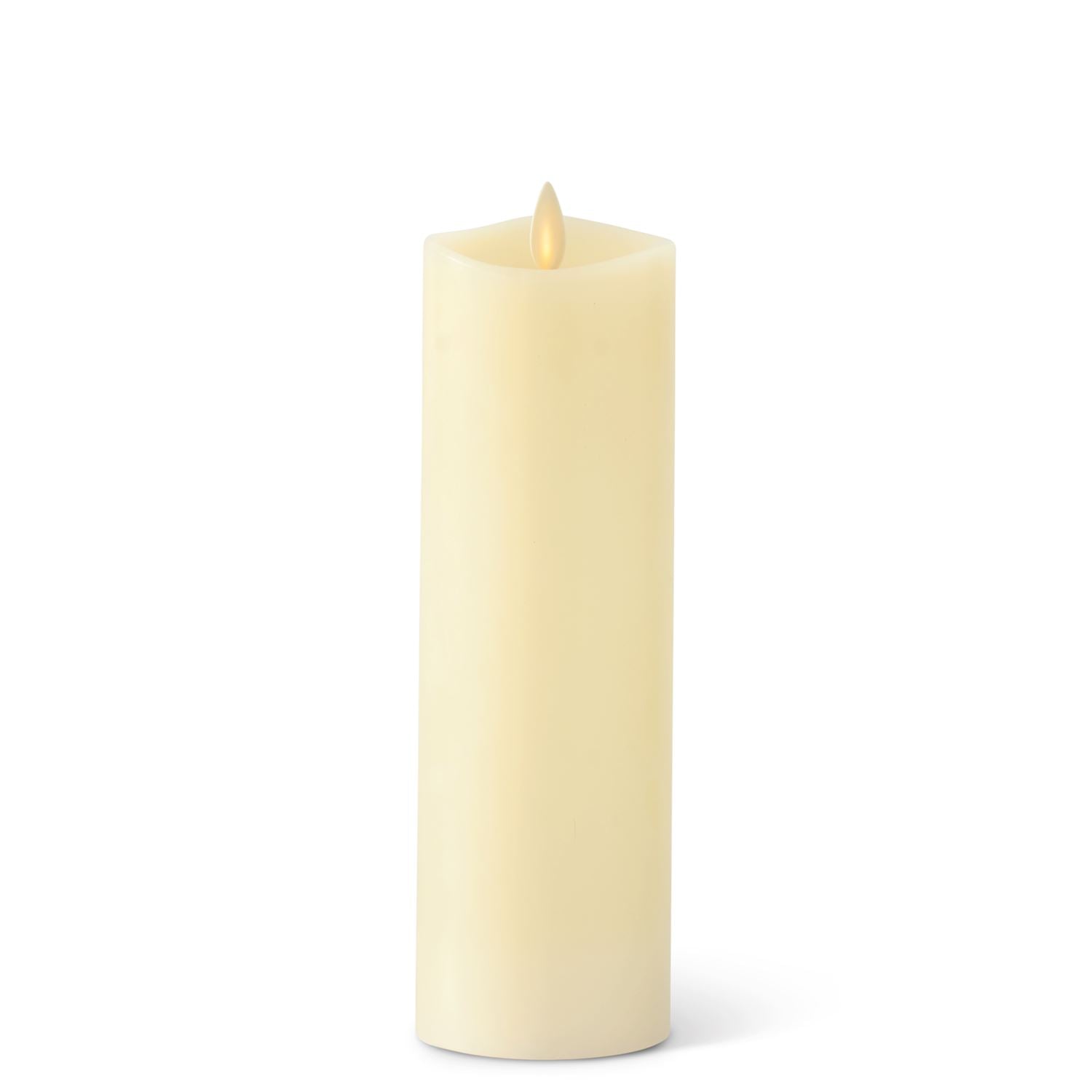 8" Slim Pillar Indoor Luminara LED Candle